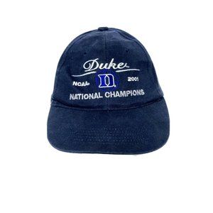 Duke NCAA Baseball Hat Basketball Buckle Back Blue